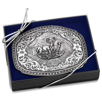Montana Silversmiths Western Lifestyle Wildlife Series Made in the USA Belt Buckle