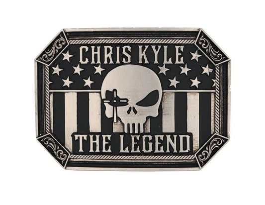 Montana Silversmiths Chris Kyle Attitude Western Belt Buckle (The Legend)