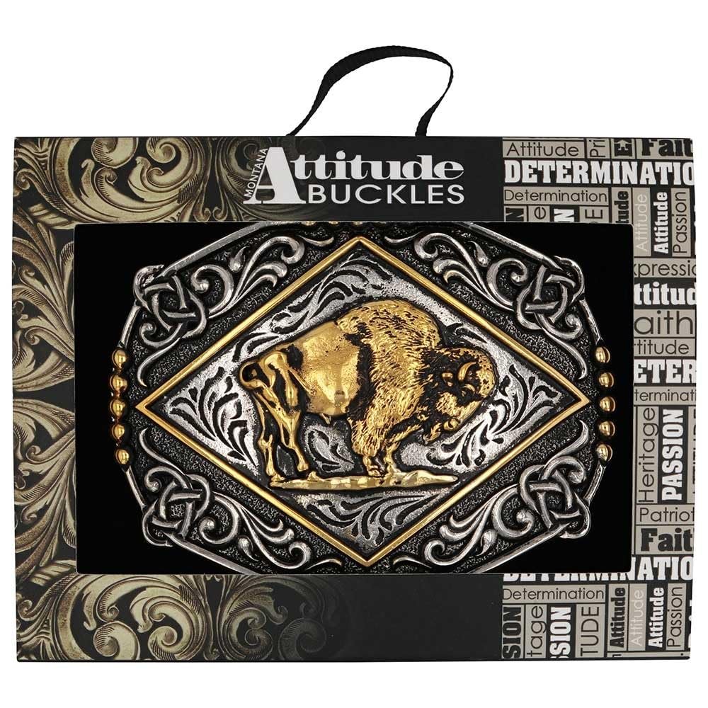 Montana Silversmiths Outdoor Wildlife Series Attitude Western Belt Buckle