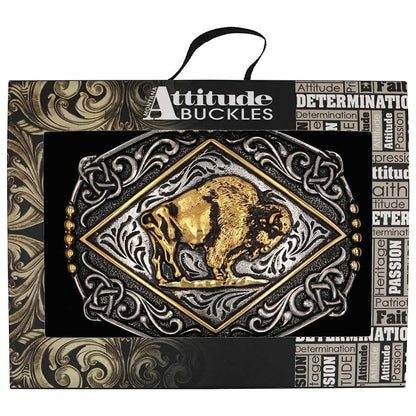 Montana Silversmiths Outdoor Wildlife Series Attitude Western Belt Buckle