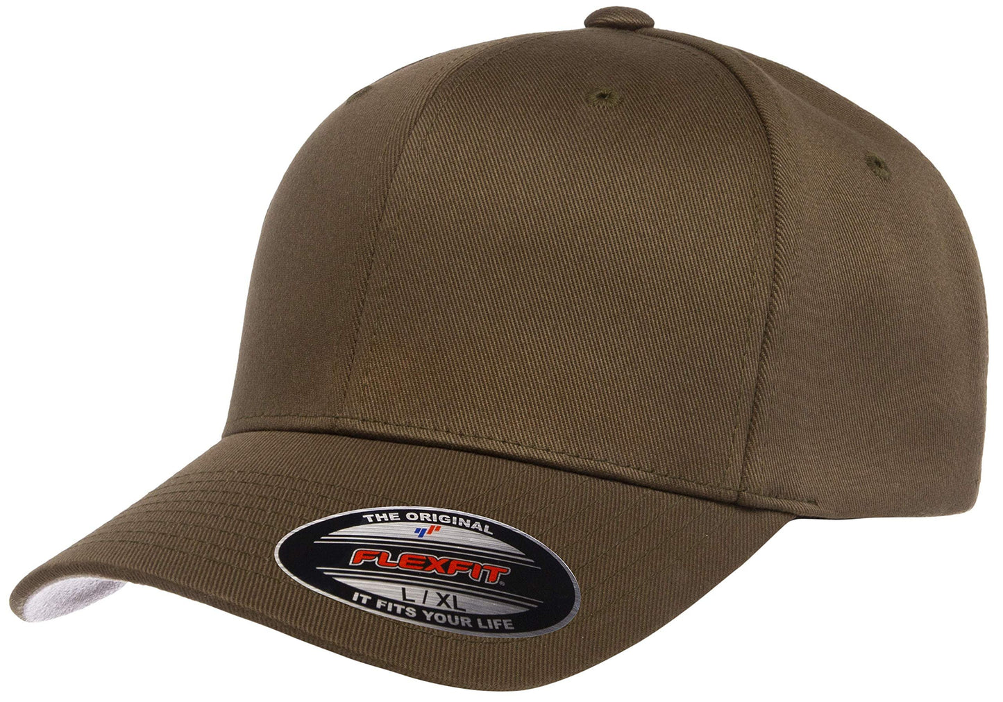 Flexfit Men's Wooly Combed Twill Fitted Baseball Cap
