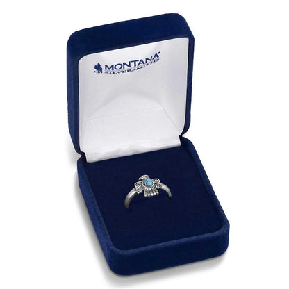 Montana Silversmiths Western Lifestyle Crafted Turquoise Wrap Ring