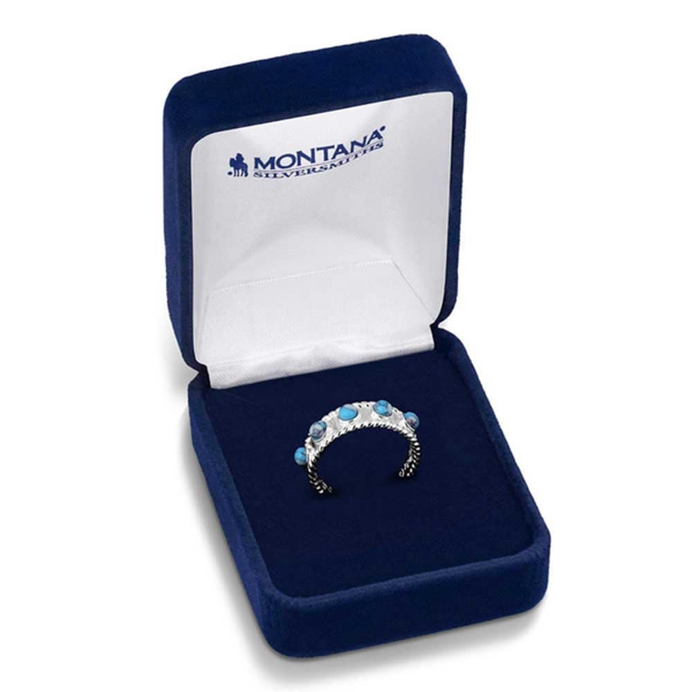 Montana Silversmiths Western Lifestyle Crafted Turquoise Wrap Ring