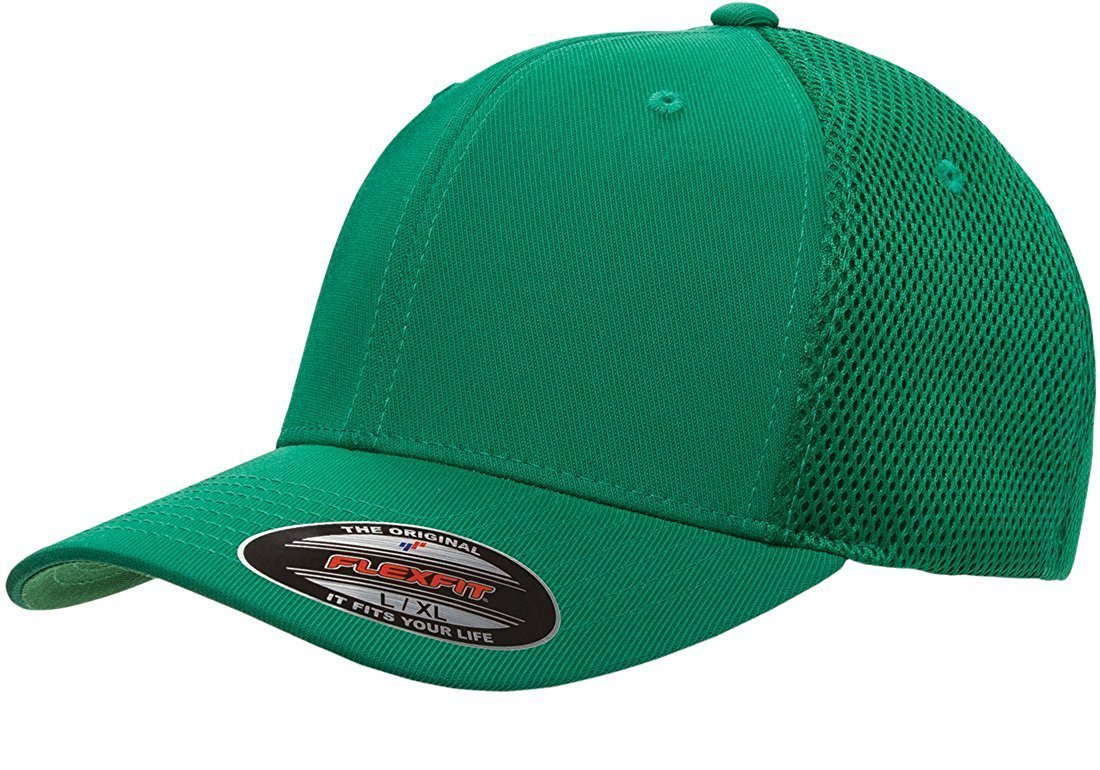 Flexfit 6533 Ultrafibre & Airmesh Fitted Cap Green