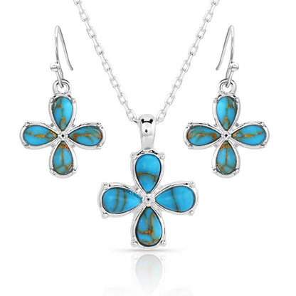 Montana Silversmiths Western Lifestyle Crafted Turquoise Jewelry Set