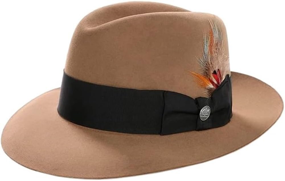 Stetson Temple Fur Felt Fedora Hat